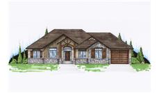 Color Rendering of this house plan