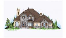Color Rendering of this house plan