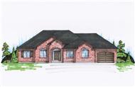 Color Rendering of this house plan