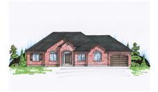 Color Rendering of this house plan