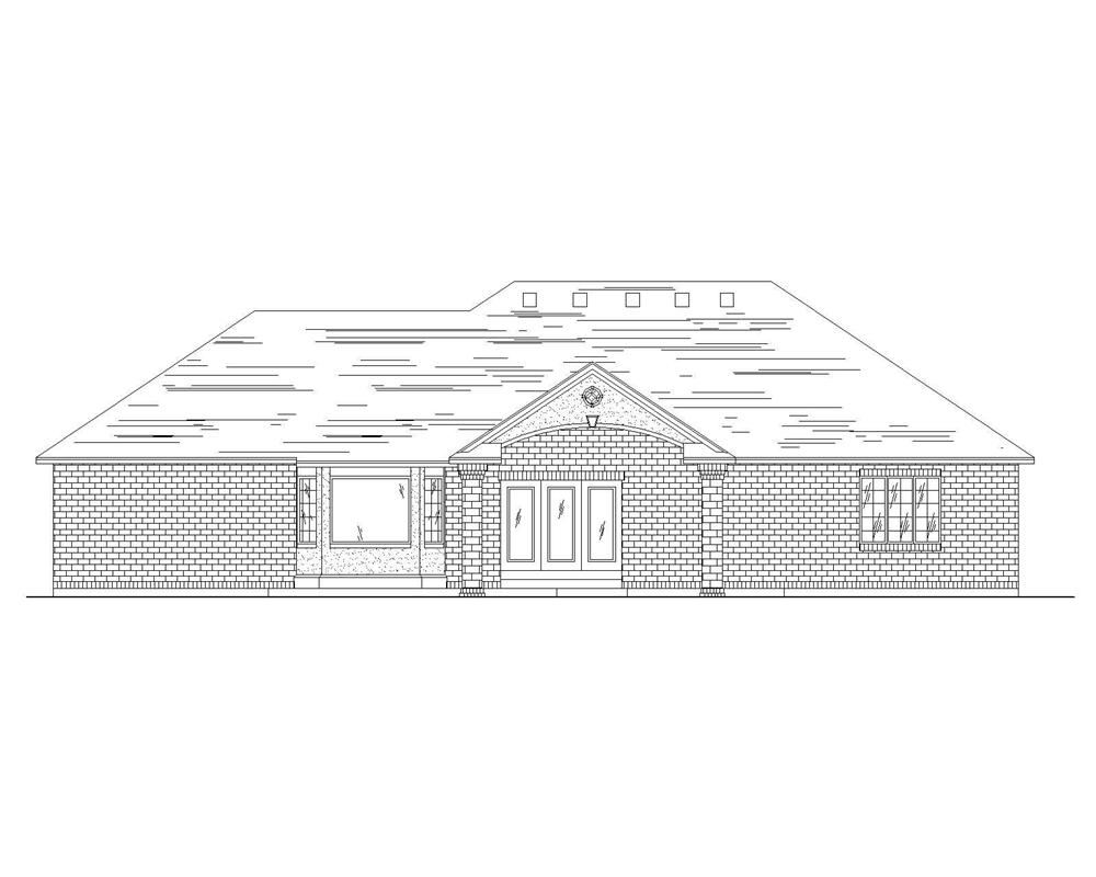 Home Plan Rendering