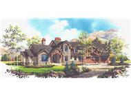 Luxury House Plans VH-TS5421 color rendering.
