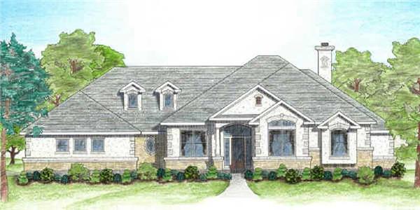 Main image for house plan # 7023