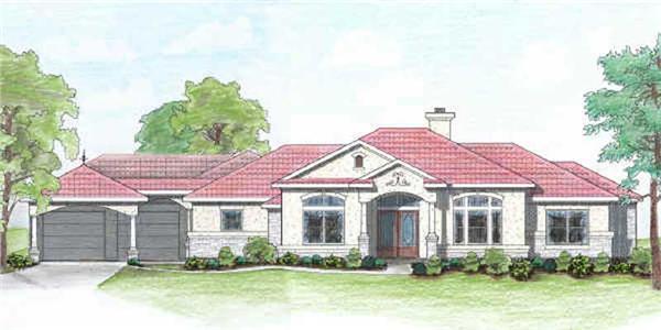 Main image for house plan # 7020