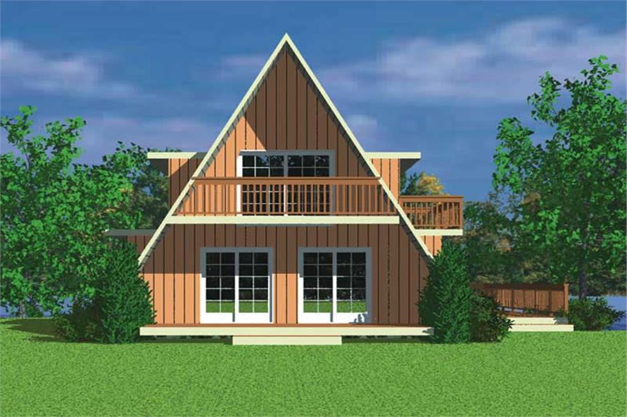 Contemporary, A Frame House Plans Home Design HW3743