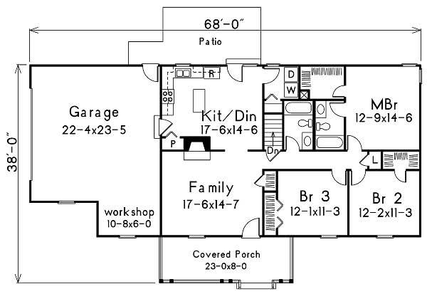 Floor Plan First Story