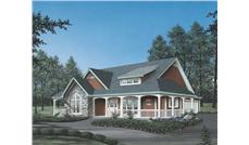 Summerset Country house design front rendering