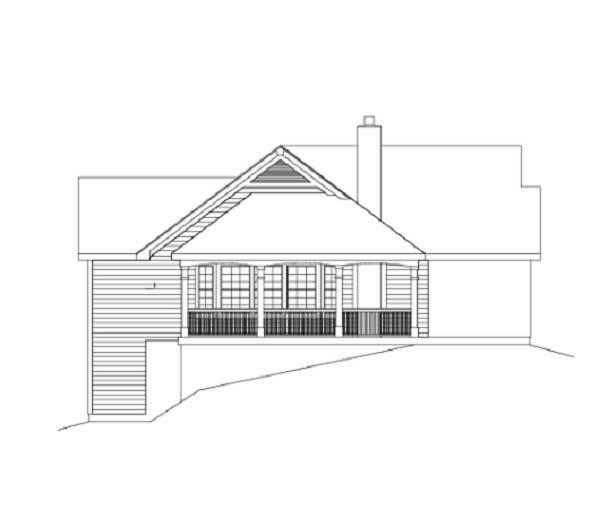 Home Plan Left Elevation