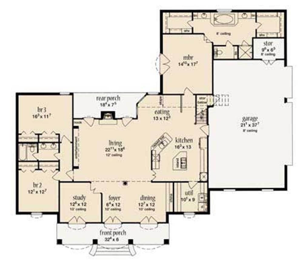 Floor Plan First Story