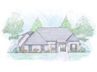Color Rendered front elevation for European Houseplans PH 18-082-400.