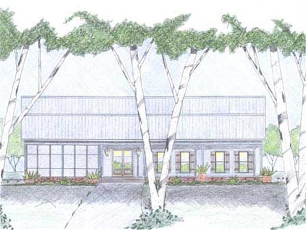 Home Plans Color Rendering.