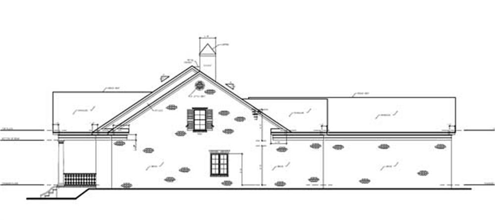 Home Plan Right Elevation