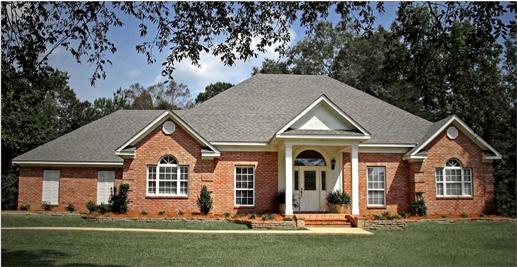 This is a color photo of these European Homeplans.