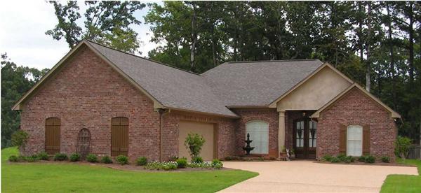 This is a color photo of these Traditional Houseplans.