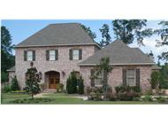This is a color photo of these European House Plans.