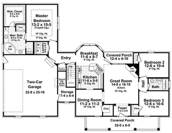 Floor Plan Fifth Story for HPG-1635B