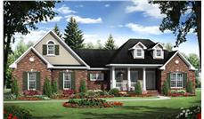 House Plans HPG-1800-6 Main Elevation