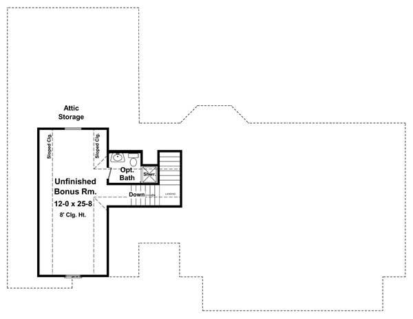 Floor Plan Bonus Room