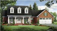 Here is another computer rendering of a Cape Cod Homeplan.