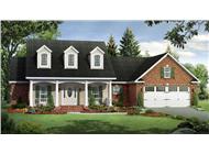 Here is another computer rendering of a Cape Cod Homeplan.