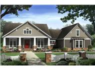Here is yet another computer rendering of yet another set of  Craftsman House Plans.