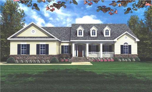 Main image for house plan # 7845