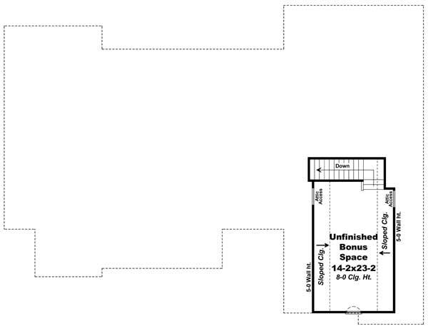 Floor Plan Bonus Room