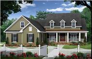 This is a nice computer rendering of these Cape Cod Homeplans.