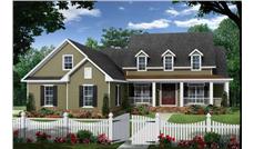 This is a nice computer rendering of these Cape Cod Homeplans.