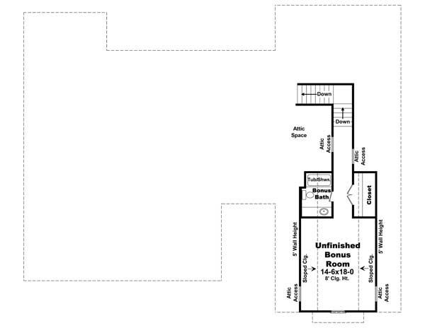 Floor Plan Bonus Room