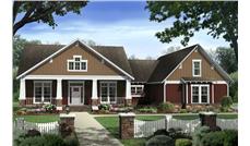 Once again, we have a computer rendering of a set of Craftsman Houseplans.