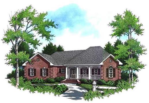 Main image for house plan # 7830