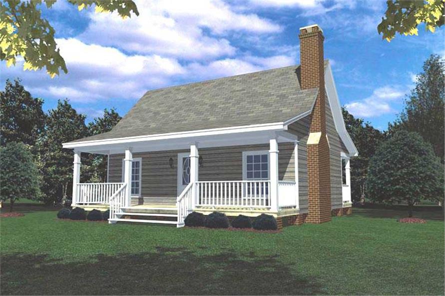 Small Vacation Home House Plan 141 1140