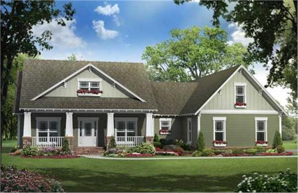 141-1144 house plan front rendering