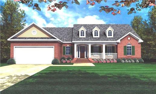 Main image for house plan # 7838