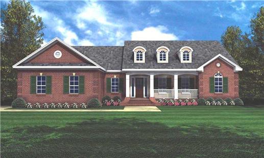 Main image for house plan # 7833