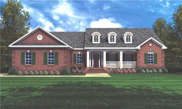 Main image for house plan # 7833