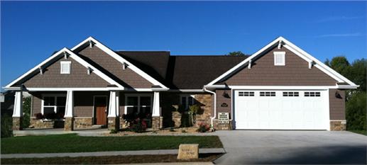 141-1242 house plan front elevation