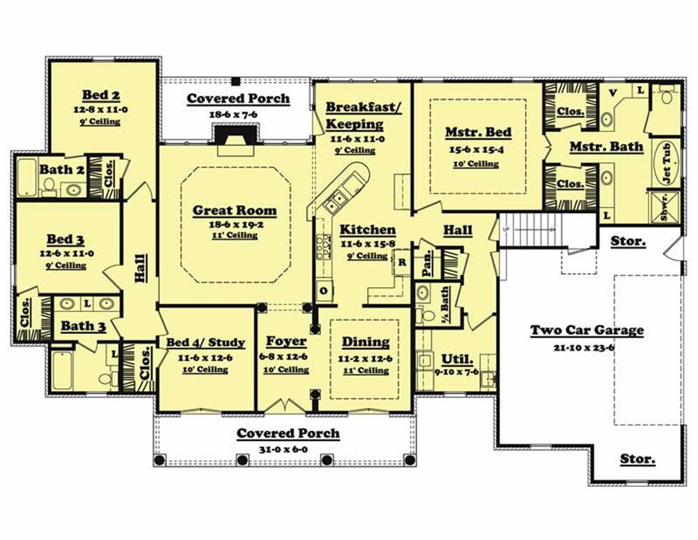 Main Floor Plan BB-2500