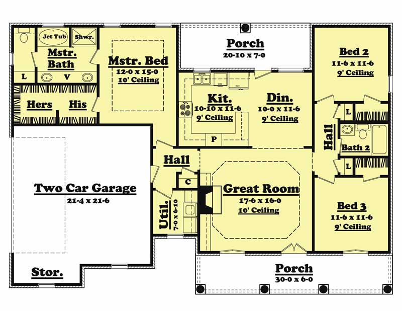 Main Floor Plan BB-1500-3