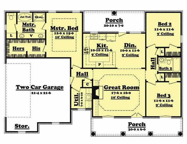 Main Floor Plan BB-1500-3