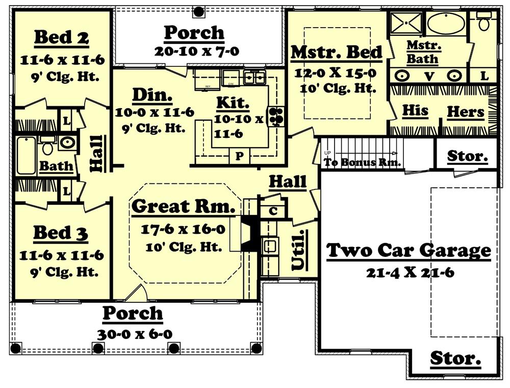 Floor Plan First Story