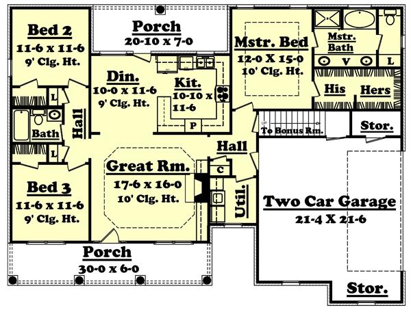 Floor Plan First Story