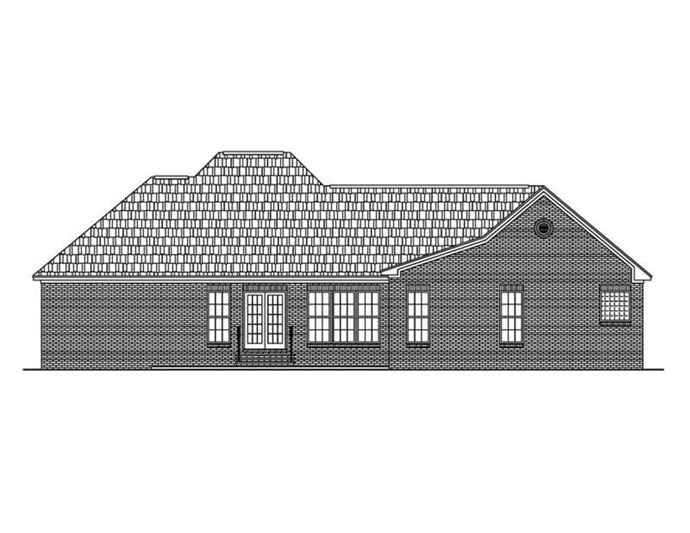 Rear Elevation BB-1600-2