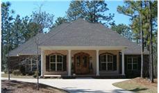 This is a color photo of these Acadian Houseplans.