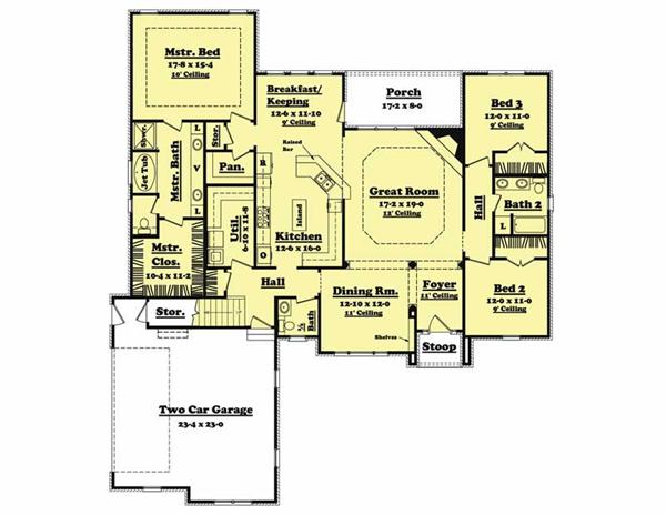 Main Floor Plan BB-2300