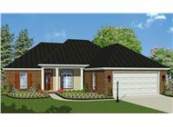 This image shows a computer rendering of these Acadian Homeplans.