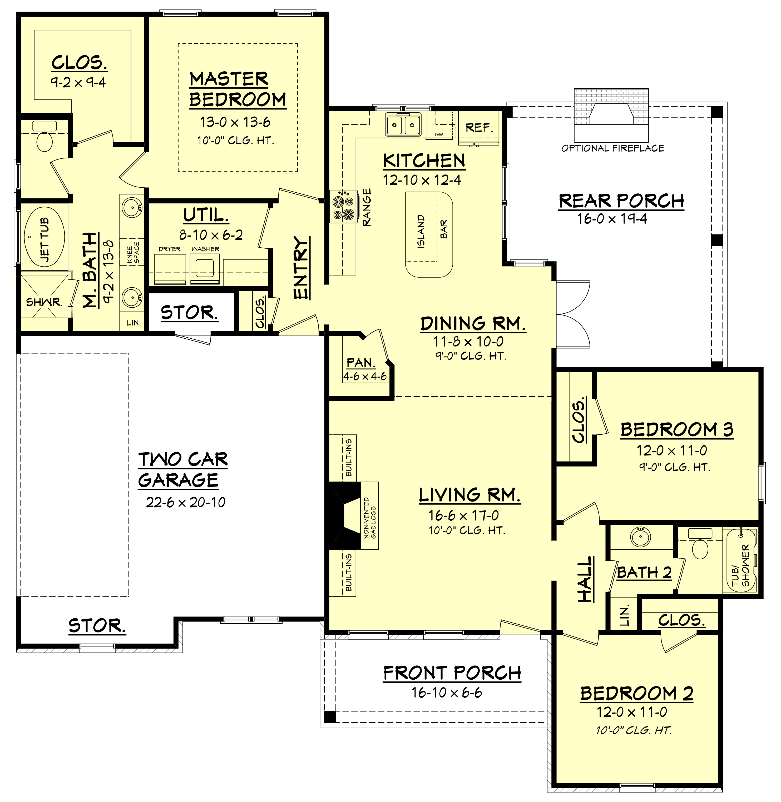 Craftsman House Plan 1421144 3 Bedrm, 1600 Sq Ft Home