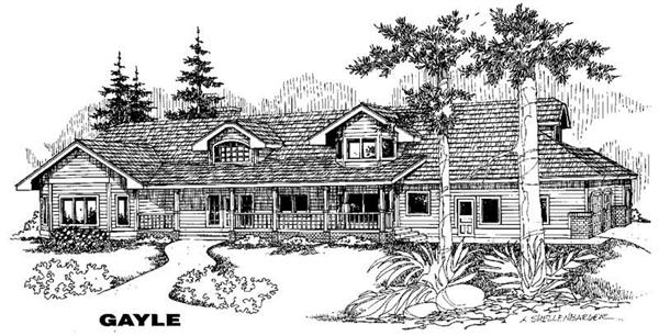 Main image for house plan # 4876