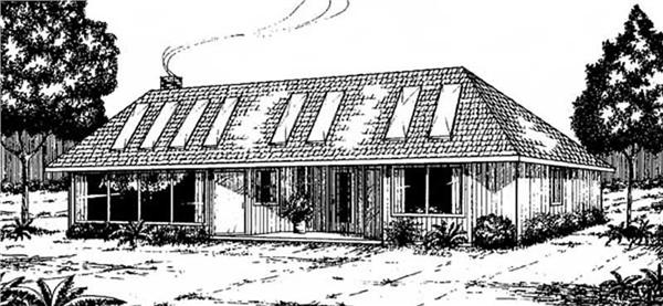 Main image for house plan # 6651